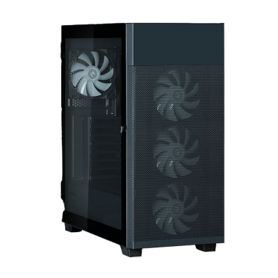 корпус ZALMAN S5 NEO, ATX, BLACK, WINDOW, 2xCOMBO (3.5" or 2.5"), 4x2.5", 1xUSB2.0, 1xUSB3.1, FRONT 3x120mm FRGB, REAR 1x120mm FRGB