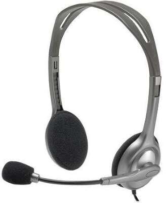 Гарнитура STEREO H110 DARK GREY 981-000472 LOGITECH
