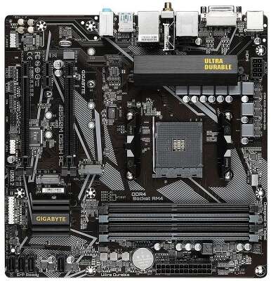Материнская плата GIGABYTE B550M DS3H AC (AM4/B550/4xDDR4/mATX/RAID/HDMI) (B550M DS3H AC)