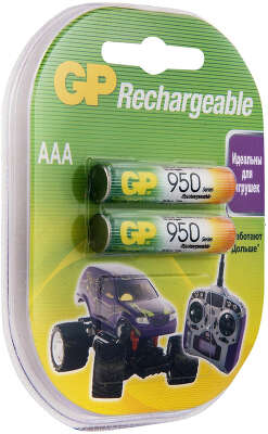 Аккумулятор GP 95AAAHC AAA NiMH 950mAh (2шт)