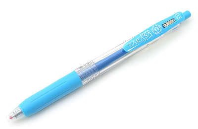 Ручка гелевая автоматическая SARASA CLIP (0,5), голубая