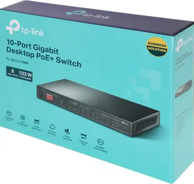 Коммутатор TP-LINK TL-SG1210MP