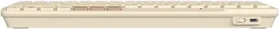 Клавиатура A4Tech Fstyler FBK26C AS бежевый USB беспроводная BT/Radio slim Multimedia (FBK26C AS)