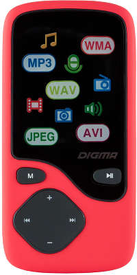 Цифровой аудиоплеер Digma Cyber 3 8Gb красный