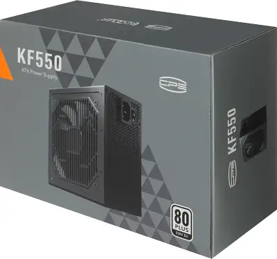 Блок питания PcCooler ATX 550W F550 80+ white (20+4pin) APFC 120mm fan 6xSATA RTL