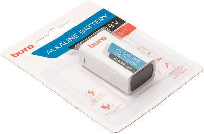 Батарея Buro Alkaline 6LR61 9V (1шт) блистер