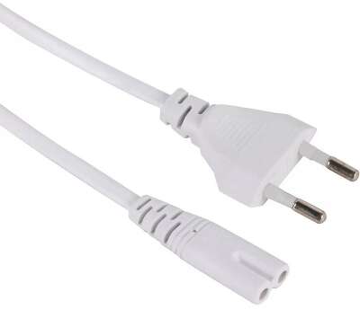 Кабель для аудио-видео техники IEC-320-C7, 2-pin 1,8m ,белый, iOpen<ACE023-W-1.8M>