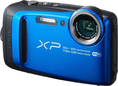 Цифровая фотокамера FujiFilm FinePix XP120 Blue, влагозащищённая