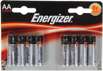Комплект элементов питания AA Energizer (8 шт в блистере)