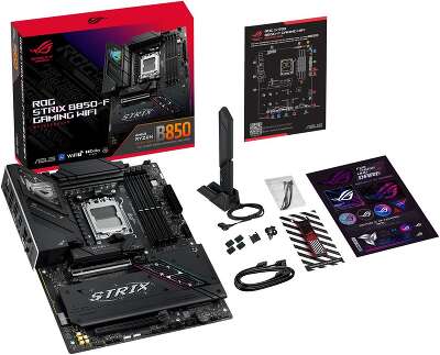 Материнская плата ASUS ROG STRIX B850-F GAMING WIFI AM5 ATX 4xDDR5 2xPCIEx16 4xM.2 2хUSB-C DP HDMI 2.5GLAN Wi-Fi 7