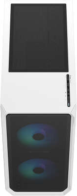 Корпус Fractal Design Focus 2 RGB White TG Clear Tint, белый, ATX, Без БП (FD-C-FOC2A-04)