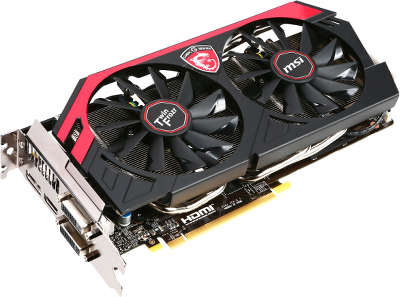 Видеокарта PCI-E NVIDIA GeForce GTX760 2048MB DDR5 MSI [N760 TF 2GD5/OC], RTL