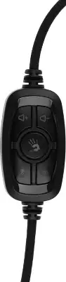 Наушники с микрофоном A4Tech Bloody G535 белый/черный 2м мониторные USB оголовье (G535 (BLACK+WHITE) USB)