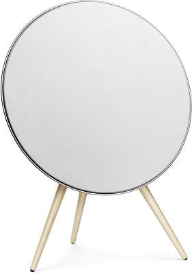 Акустическая система Bang & Olufsen BeoPlay A9 (2nd gen.), белая, ножки - клён