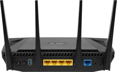 Роутер беспроводной Asus RT-AX58U AX3000 10/100/1000BASE-TX черный