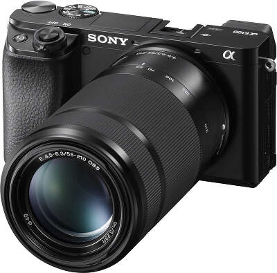 Цифровая фотокамера Sony Alpha 6100 Black Double Kit (16-50 мм, 55-210мм)