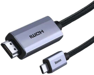 Кабель Baseus High Definition Series Graphene USB-C to HDMI 4K Adapter, 2 м [WKGQ010101]