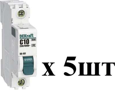 Авт. выкл. 1Р 16А х-ка C ВА-101 4,5кА DEKraft