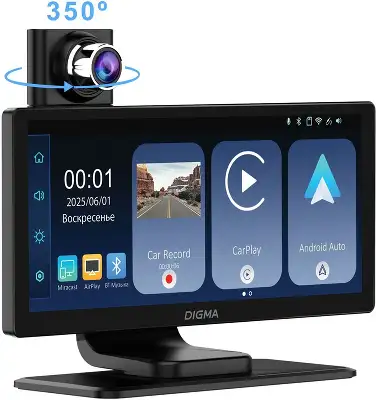 Автомобильный монитор Digma Smart Play 1200 Dual 8.9