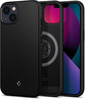 Чехол для iPhone 13 Spigen Mag Armor, Matte Black [ACS03546]