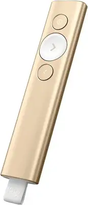 Презентер Logitech Spotlight Radio USB (30м) золотистый