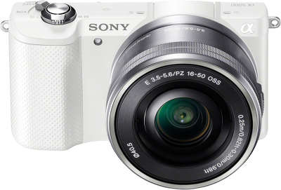 Цифровая фотокамера Sony Alpha 5000 Kit (16-50 мм) White