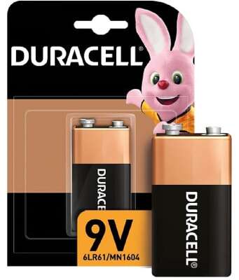 Duracell 6LR61-1BL/6LF22 9V (1 шт. в уп-ке) алкалиновые, крона [MN1604] 6LP3146/MN1604 