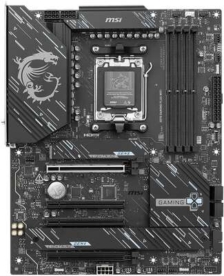 Материнская плата MSI X870 GAMING PLUS WIFI X870, AM5, 4*DDR5, 4*PCIEx16, 3*M.2, 2*TypeC, 2*USB3.2Gen2, 4*USB3.2Gen1, 8*USB2.0, 4*SATA3.0, 5G, 1*Type-C(DP), HDMI, ATX, RTL