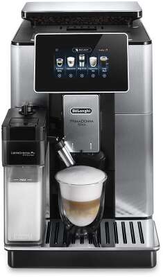 Кофемашина Delonghi Primadonna Soul ECAM610.74.MB 1450Вт черный/серебристый