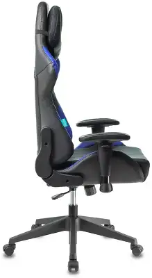 Кресло игровое Zombie VIKING 5 AERO черный/синий эко.кожа с подголов. крестов. пластик