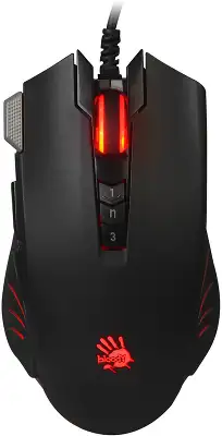 Мышь A4Tech Bloody V9M черный оптическая 6200dpi USB 9but