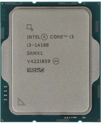 Процессор Intel Core i3 14100 Soc-1700 3.5GHz/Intel UHD Graphics 730   OEM (CM8071505092206 SRMX1)