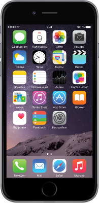 Смартфон Apple iPhone 6 Refurbished [FG472RU/A] 16 GB Space Gray