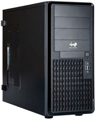 Корпус Midi Tower InWin PE689 Black 2*USB 3.0+Fan+Audio+2SATA ATX RACKMOUNT*(без блока питания)