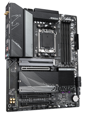 Материнская плата GIGABYTE B650 AORUS ELITE AX V2, AM5, B650, 4*DDR5, 4*SATA, 3*M.2, 7*USB 3.2, Type-C, 3*PCIx16, DP+HDMI, ATX