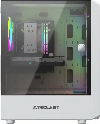 ПК Teclast G02 Ryzen 5 7500F (3.7) 32Gb SSD1Tb RTX4070 12Gb Windows 11 Pro GbitEth WiFi BT 750W белый (G02 7500F32G1T4070WKRU)