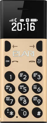 Мобильный ультратонкий телефон ELARI NANOPHONE (золотой)
