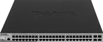 Коммутатор D-Link DGS-1210-52MPP/ME/B1A 48G 4SFP 48PoE 740W управляемый