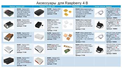 Одноплатный компьютер Raspberry Pi 4 Model B (RA545) Retail, 4GB RAM, Broadcom BCM2711 Quad core Cortex-A72 (ARM v8) 64-bit SoC @ 1.5GHz CPU, WiFi, Bluetooth, 40-pin GPIO, 2x USB 3.0, 2xUSB 2.0,2x micro-HDMI,USB-C 5V Power разъем (RASP4448) (931182)