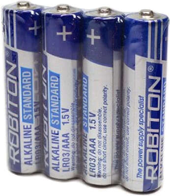 Элемент питания AAA ROBITON STANDARD LR03 (40 шт. в упаковке) цена за 1 шт.