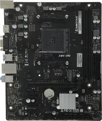Материнская плата Biostar A520MHP Soc-AM4 AMD A520 2xDDR4 mATX AC`97 8ch(7.1) GbLAN RAID+VGA+HDMI