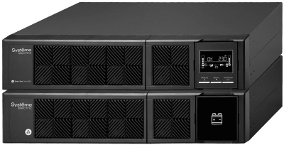 Источник бесперебойного питания Systeme Electric Smart-Save Online SRV, 1000VA/900W, On-Line, Extended-run, Rack/Tower 4U(2U PM + 2U Battery), LCD, Out: 6xC13, SNMP Intelligent Slot, USB, RS-232