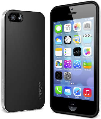 Чехол Spigen SGP Neo Hybrid EX для iPhone 5/5S, Satin Silver [SGP10361]