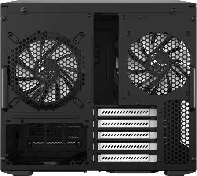 Корпус ПК без блока питания/ Case Fractal Design Node 804, Mini-Tower, 3x120mm, 2xUSB-A 3.2 mATX, mITX Black