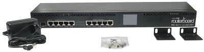 Маршрутизатор MikroTik RB3011UiAS-RM,  1x1Gbs WAN, 10x1Gbs LAN, USB, 1xSFP, PoE) (RB3011UiAS-RM)
