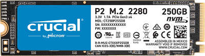 Твердотельный накопитель NVMe 250Gb [CT250P2SSD8] (SSD) Crucial P2