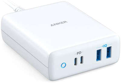 Зарядное устройство Anker PowerPort Atom PD 4 100W 2xUSB-С/2xUSB, White [A2041G21]