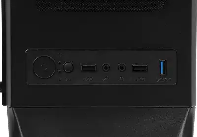 Корпус Accord JP-X черный без БП ATX 6x120mm 2xUSB2.0 1xUSB3.0 audio bott PSU