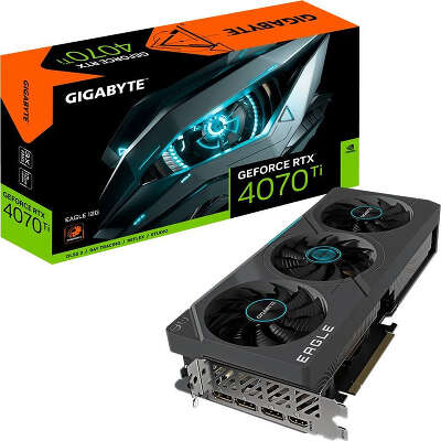 Видеокарта GIGABYTE NVIDIA nVidia GeForce RTX 4070Ti EAGLE 12Gb DDR6X PCI-E HDMI, 3DP