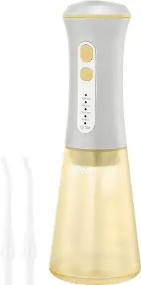 Ирригатор Kitfort КТ-5943 портатив. моностр. 2насад. серый/желтый